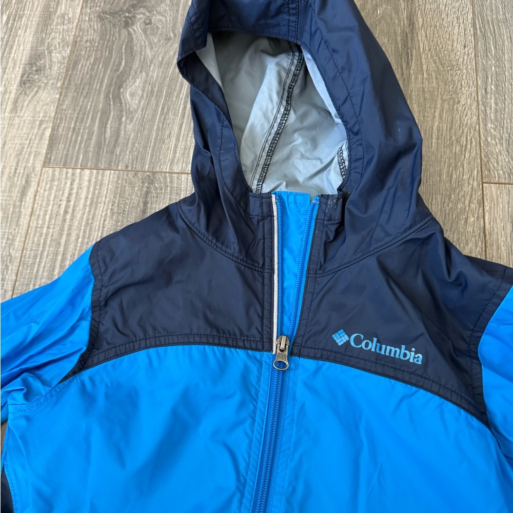 Columbia Kids' Bright Blue Raincoat - Picture 2 of 4